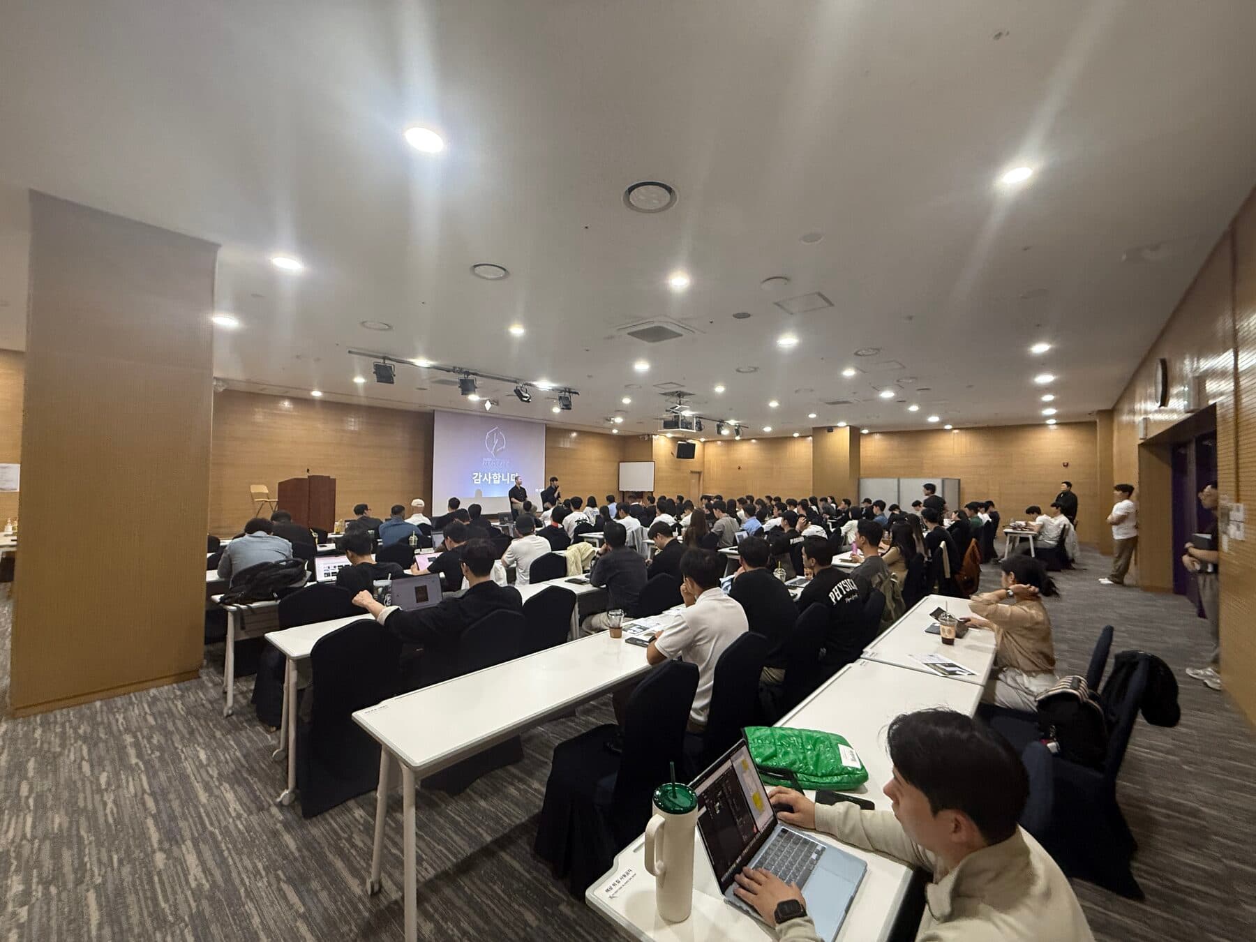 피트니스 운영자 대상 강연 현장