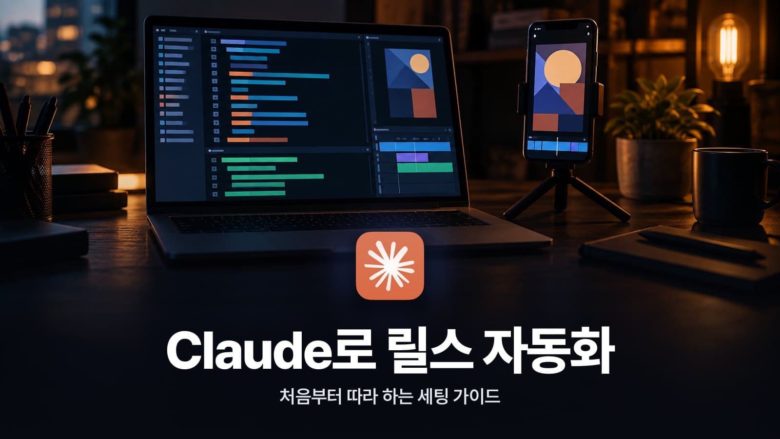 릴스 편집을 클로드에 맡기는 무료 세팅 4단계 대표 이미지