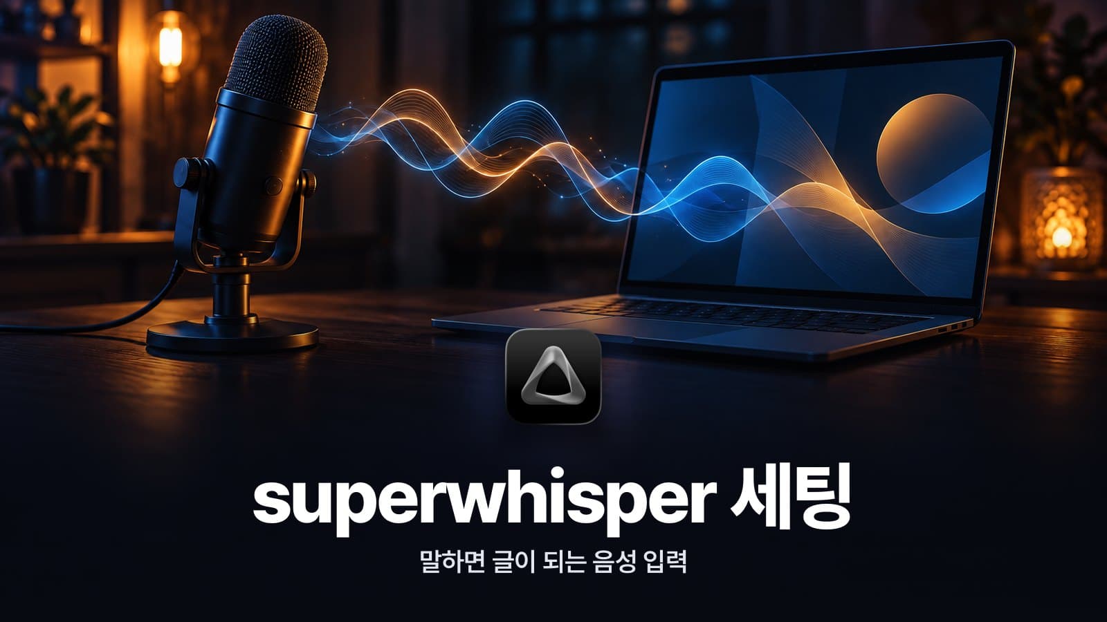 타자 대신 말로 쓰는 법, 슈퍼위스퍼 세팅 대표 이미지